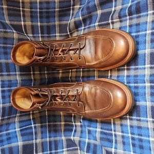 Trask Elkhorn Boots, Men's Size 10, Bison Leather